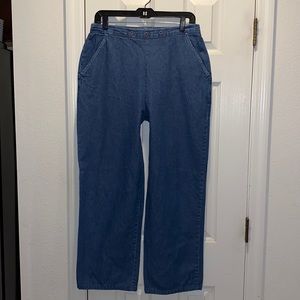 Better than basic by ACC elastic waist denim jeans size Large Petite